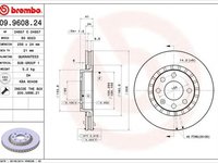 Disc frana DAEWOO ESPERO KLEJ BREMBO 09960824