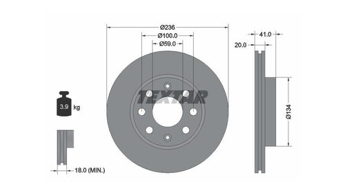 Disc frana Daewoo KALOS (KLAS) 2002-2016 #3 0