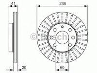 Disc frana DAEWOO KALOS limuzina Klass BOSCH 0986479840