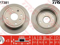 Disc frana DAEWOO LACETTI hatchback (KLAN) - Cod intern: W20010309 - LIVRARE DIN STOC in 24 ore!!!