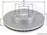 Disc frana DAEWOO LEGANZA KLAV COMLINE ADC1011V