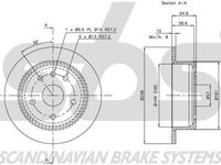 Disc frana DAEWOO LEGANZA KLAV SBS 1815205005