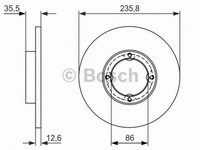 Disc frana DAEWOO MATIZ KLYA BOSCH 0986479898