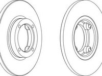 Disc frana DAEWOO MATIZ (KLYA), CHEVROLET Spark (M200, M250), CHEVROLET SPARK - WAGNER WGR1076-1