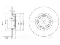 Disc frana DAEWOO MATIZ KLYA DELPHI BG3551