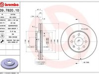 Disc frana DAEWOO NUBIRA KLAJ BREMBO 09782010