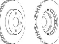 Disc frana DAEWOO NUBIRA KLAJ FERODO DDF1097