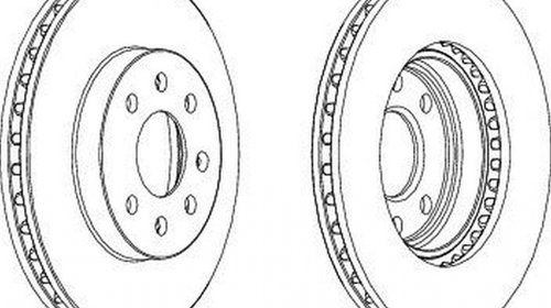 Disc frana DAEWOO NUBIRA Wagon KLAJ FERODO DD