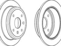 Disc frana DAEWOO NUBIRA Wagon KLAJ FERODO DDF1606