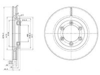 Disc frana DAEWOO REXTON GAB DELPHI BG3523