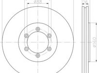 Disc frana DAEWOO REXTON (GAB_), SSANGYONG REXTON (GAB_) - MINTEX MDC1899