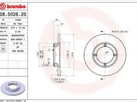 Disc frana DAEWOO TICO KLY3 BREMBO 08502620