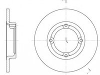 Disc frana DAEWOO TICO KLY3 ROADHOUSE 6014