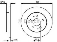 Disc frana DAIHATSU TARUNA (J1), DAIHATSU BEGO (J2_) - BOSCH 0 986 479 432