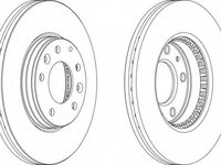 Disc frana DDF1210 FERODO pentru Mazda 6 Mazda Atenza