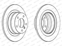 Disc frana DDF1230C FERODO pentru Bmw Seria 3 Bmw Seria 1