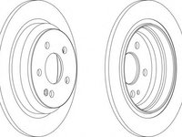 Disc frana DDF1234 FERODO pentru Mercedes-benz Vito Mercedes-benz Viano