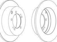 Disc frana DDF1410 FERODO pentru Mitsubishi Outlander Mitsubishi Eclipse Mitsubishi Io Mitsubishi Montero Mitsubishi Pajero Mitsubishi Shogun Mitsubishi Space Mitsubishi Airtrek Mitsubishi Cedia Mitsubishi Lancer Mitsubishi Challenger Mitsubishi G-wa