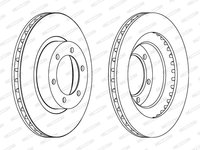 Disc frana DDF1594C FERODO