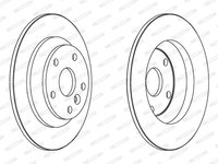 Disc frana DDF1616C FERODO pentru Ford Mondeo Ford Galaxy Ford S-max Ford Kuga Ford Focus Land rover Range rover