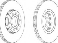 Disc frana DDF1706 FERODO pentru Audi 100 Audi A6 Audi A4 Vw Passat