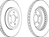 Disc frana DDF1765-1 FERODO