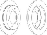 Disc frana DDF786 FERODO pentru Peugeot Boxer