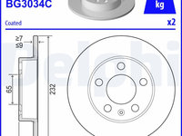 Disc frana DELPHI BG3034C