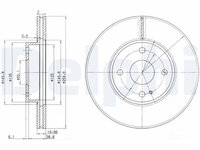 Disc frana DELPHI BG3393