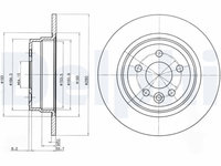 Disc frana DELPHI BG3550