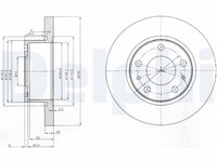 Disc frana DELPHI BG3752