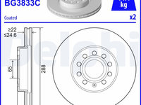 Disc frana DELPHI BG3833C