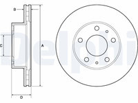 Disc frana DELPHI BG3841