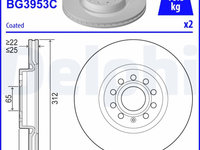 Disc frana DELPHI BG3953C