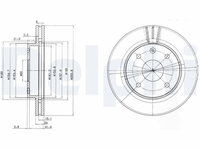 Disc frana DELPHI BG4003