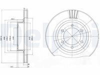 Disc frana DELPHI BG4052