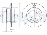 Disc frana DELPHI BG4067