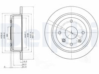 Disc frana DELPHI BG4091