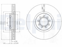 Disc frana DELPHI BG4101