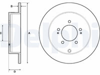 Disc frana DELPHI BG4161C