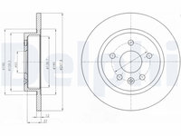 Disc frana DELPHI BG4199C