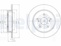 Disc frana DELPHI BG4222