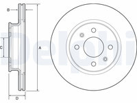 Disc frana DELPHI BG4535