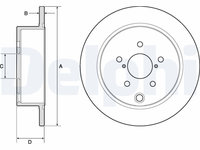 Disc frana DELPHI BG4776C