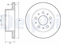 Disc frana DELPHI BG4796C