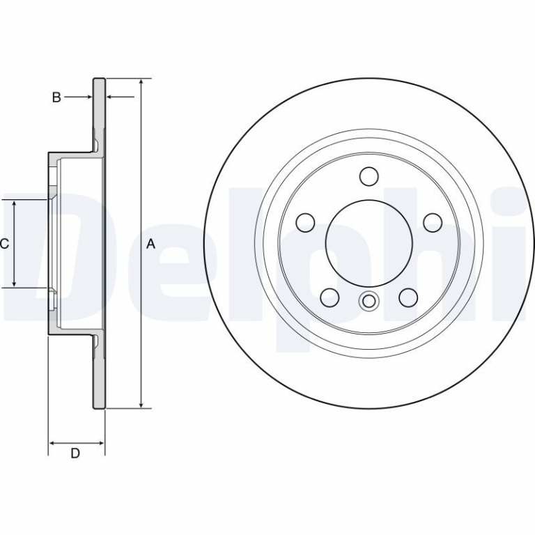 Disc frana DELPHI BG4916C