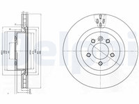 Disc frana DELPHI BG9007C