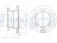 Disc frana DELPHI BG9069