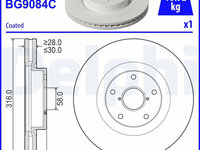 Disc frana DELPHI BG9084C