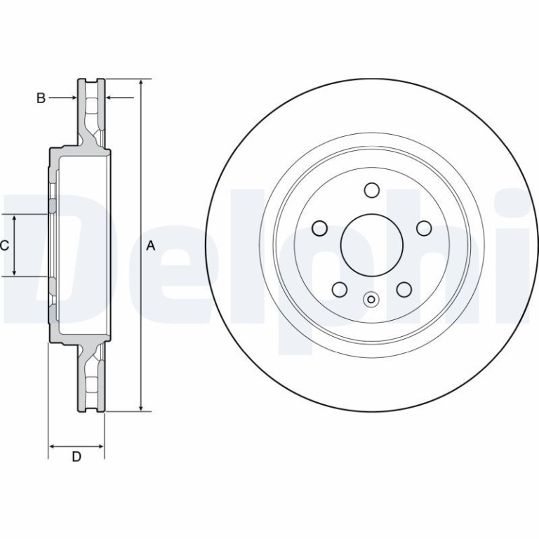 Disc frana DELPHI BG9221C